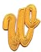 SCRIPT LETTER-Golden Yellow Script 2" Letter "W" - Iron On Embroidered Applique