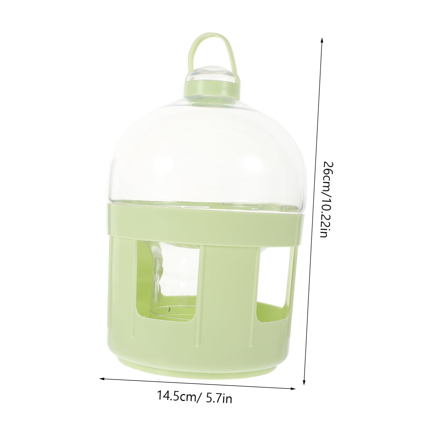 BESPORTBLE 2stücke Vogelfutter Wasserbehälter Automatischer Wasserspender Für Tauben Und Andere Vögel Praktischer Trinker Für Haustiere Robust Und Sicher Für Gesundes Trinken Grünes