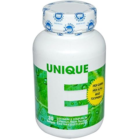 A.C. Grace - Unique E Optimum Vitamin E Complex - 30 Capsules Cover
