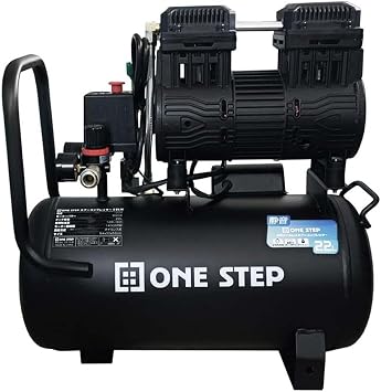 Mobility and Quiet Design SKK Air Compressor, Oilless, Quiet, Compact, Tire Replacement, Air Pump, Airbrush, 100V Japanese Company 22L Black