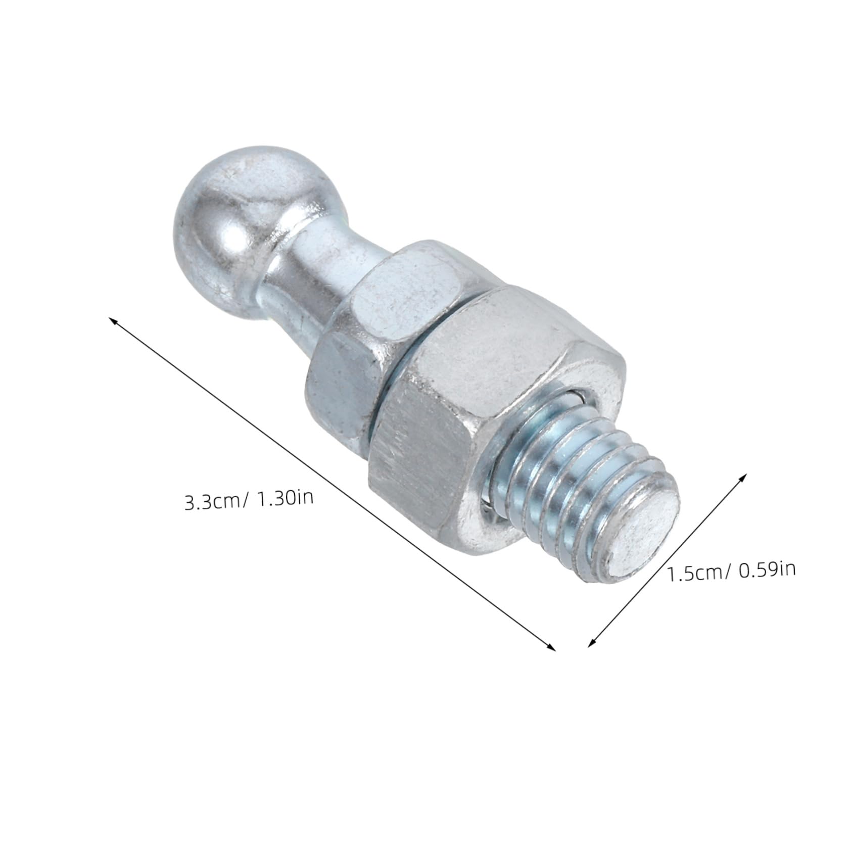 FUNOMOCYA Pcs Gas Strut Fittings Bonnet Assembly Iron Bolt Stud Hardware for Lift Support Wide Range for Billboards Lightboxes