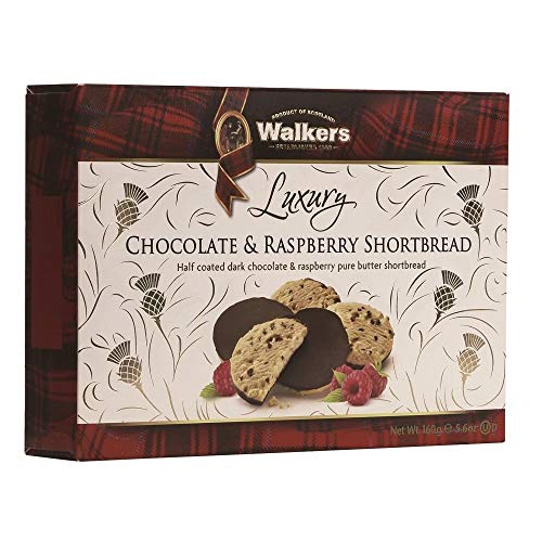 Walkers Shortbread Chocolate & Raspberry Cookies 5.6 oz (Pack of 3)