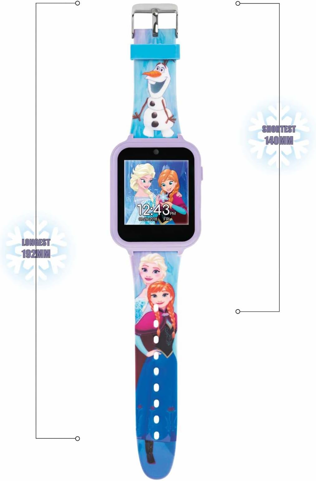Frozen Unisex Child Digital Watch with Silicone Strap FZN4151