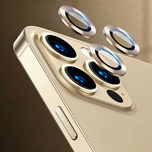 Zore Apple ile uyumlu iPhone 12 Pro Max CL-07 Kamera Lens Koruyucu Gold