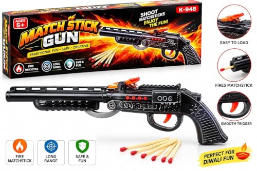 Ephemeral ABHI Matchstick Toy Gun for Kids - Image 3