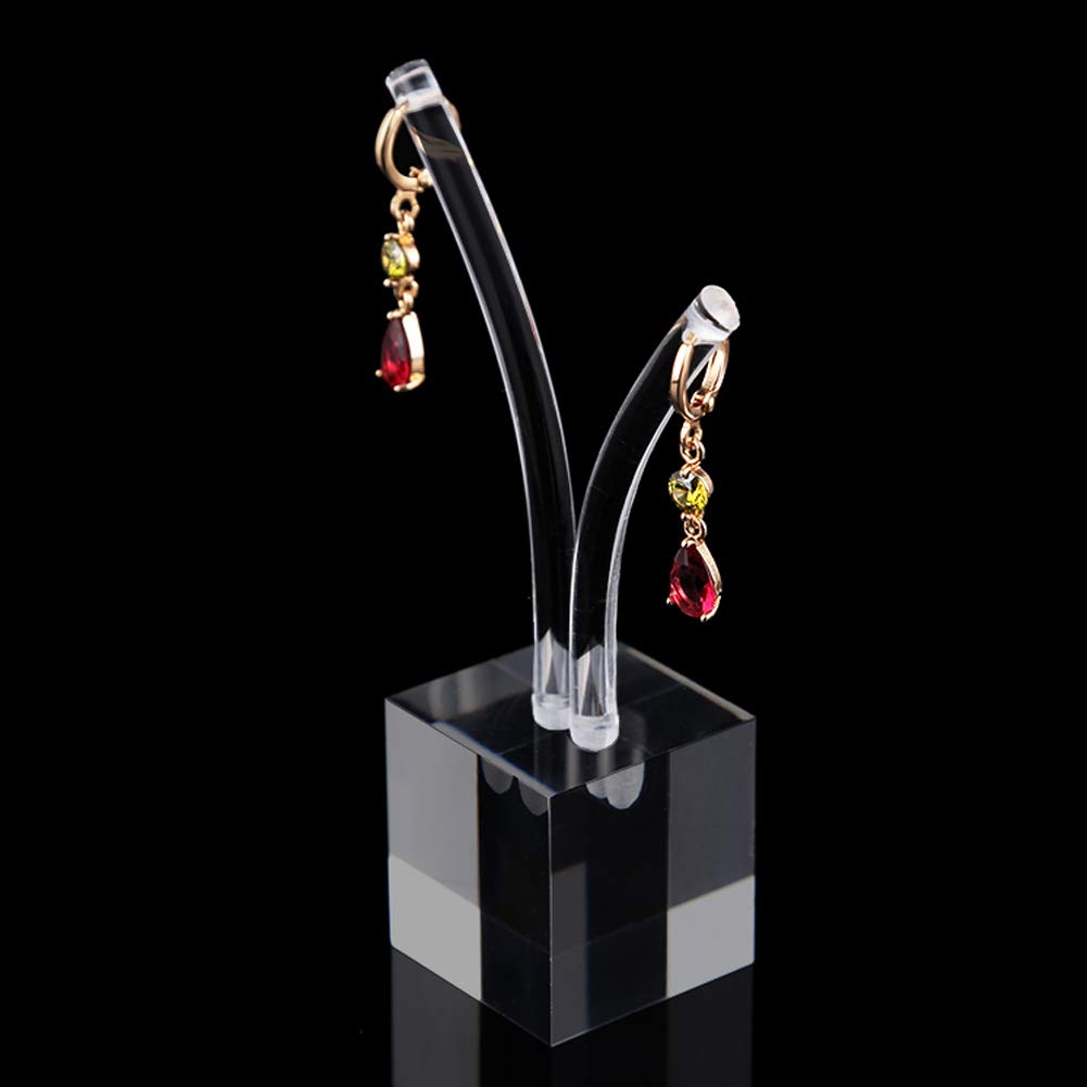 Expositor de Pendientes acrílicos de 3 Piezas con Forma de Gota para joyería