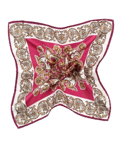 Image of Italian 100% Silk Pocket Square, Premium Small Batch Accessory for Men, 32x32 cm (12.5''x12.5''), One Side Print
