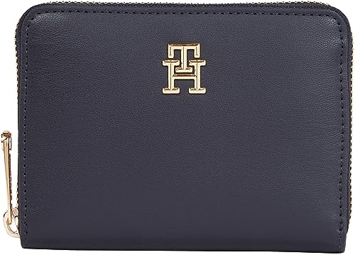 Portefeuille Tommy Hilfiger Iconic Tommy Medium Za : Finition Chic AW0AW15088