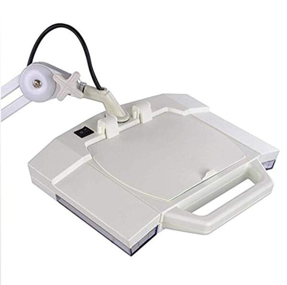 Lupe, Tattoo-Schönheitslampe, semi-permanent, LED, kaltes Licht ohne Schatten, Maniküre, Schönheit, Wimpern, Tattoo, Arbeit, spezielle Stehlampe, 8-fache Lupe.