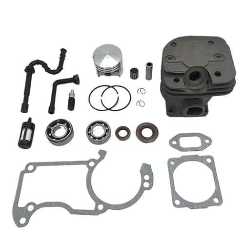 Piezas de jardín Juntas de pistón de Cilindro de 42mm, Kit de Sello de Aceite Apto for Motosierra Stihl MS240 024 024AV MS 240 1121 020 1200, Piezas de Repuesto Piezas de jardín