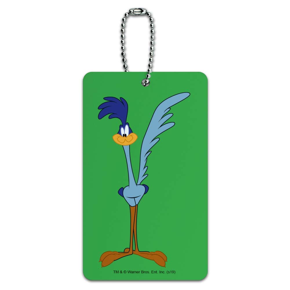Looney Tunes Road Runner Luggage Card Suitcase Carry-On ID Tag