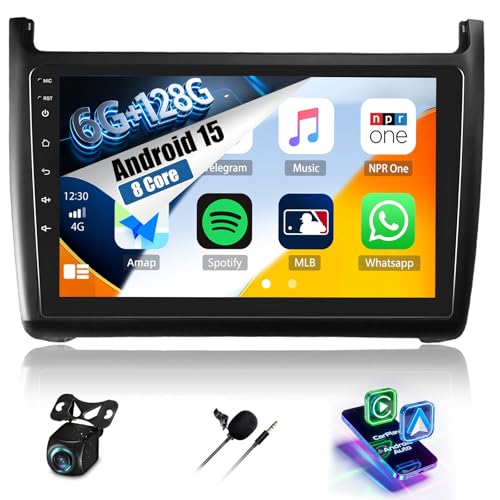 Autoradio Polo 2008-2020 remplacez votre vieux système par Android 15 tactile
