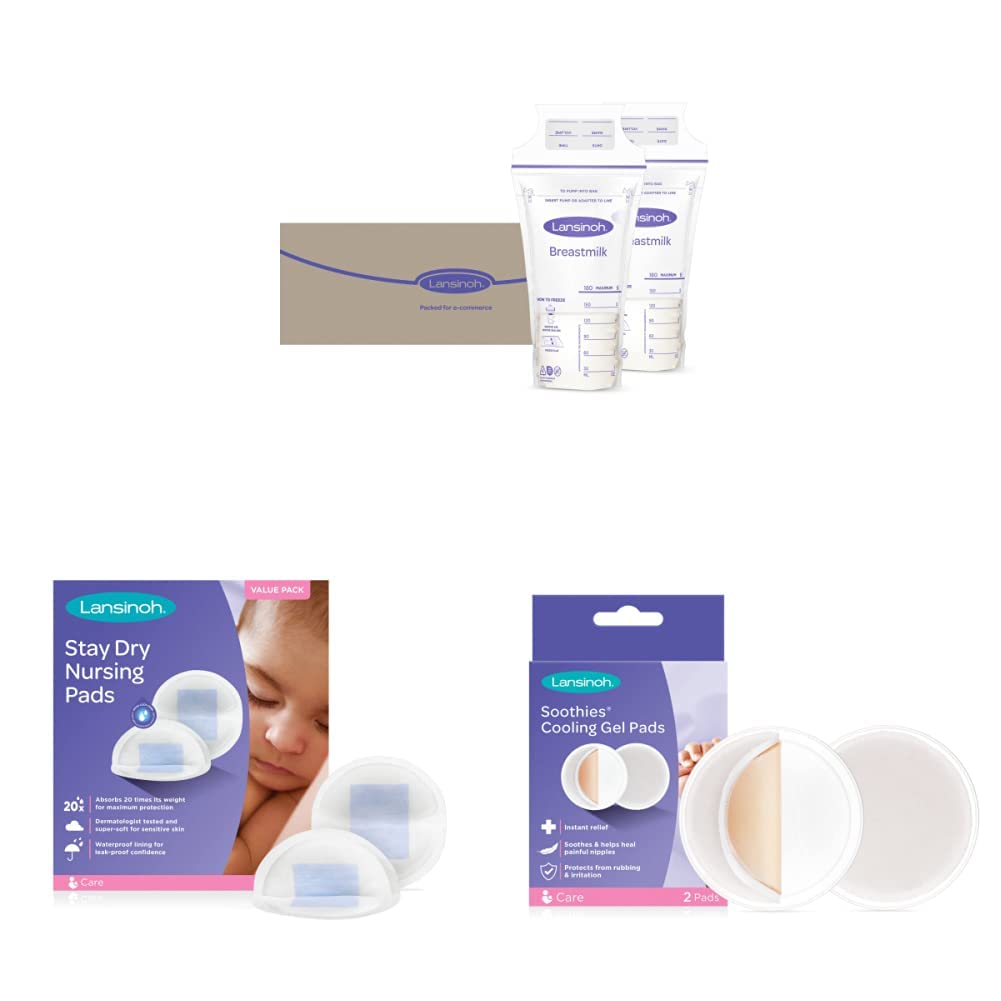 Lansinoh Breastmilk Storage Bags & Stay Dry Disposable