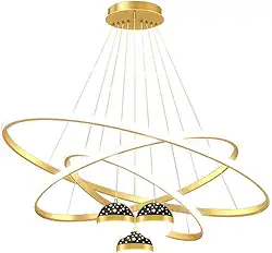 Luminaria de Teto Led, 3 Cores Plafon Luz de Led Sobrepor, Lustre Para Sala Branco Quente e Frio Banheiro Quarto Escritório 127-220V (Industrial)