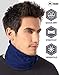 Tough Headwear Winter Neck Gaiters For Men & Women, Fleece Neck Gaiter, Fleece Neck Warmer, Ski Gaiter - Reversible