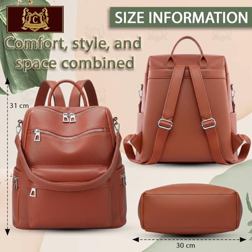 Image of Ethnic Style Waterproof Oxford Backpack for Women & Girls | Fashion Travel Canvas Look Nylon Bag | Large Capacity Printed Laptop Backpack for College
