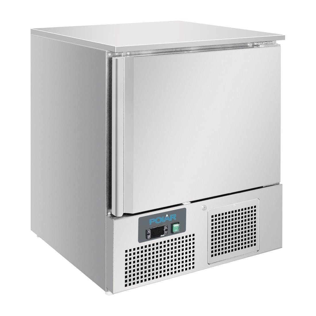 Polar Refrigeration U-Series 220W Undercounter Freezer 140 Litre, Stainless Steel, -25°C to -18°C, 829(H) x680(W) x700(D) mm, 2 Shelves, Forced Air Cooling, Energy Rating D | UA011