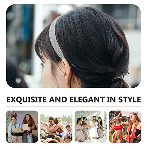 minkissy Girl Hair Accessory Cute Pearl Headbands for Girls Fashion Headbands Non Slips Headband Women Girls Headbands Set Different Pattern Pearl Headband - Image 3