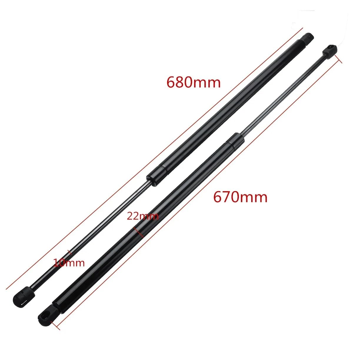 Lot De 2 Amortisseurs De Hayon Pour Mercedes-Benz Viano Vito W639 (2003-2014) - Neuf, Référence 6399800364