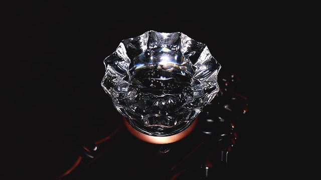 Antique Oil Rubbed Bronze Dummy Door Knobs - 2 Pack Crystal Glass Knobs For Closet & Pantry Doors