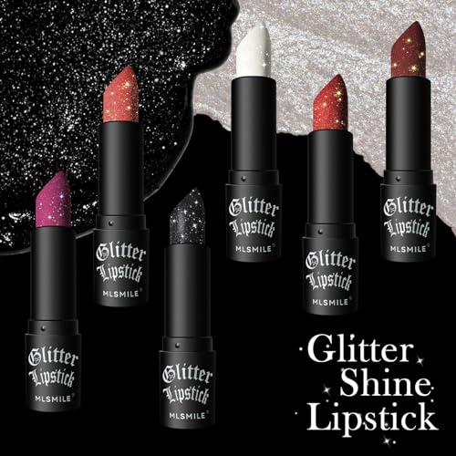 Ktouler Matte To Glitter Shine Lipstick,Diamond High Pigmented Metallic Lips Makeup Long Lasting Waterproof Glitter Sparkly Glossy Lip Gloss For Women thumb #8