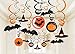 Modern | Witches and Bats | Halloween Swirl Decoration
