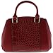 Anne Klein Total Look Small Satchel Bag, Cherry/Cherry, One Size