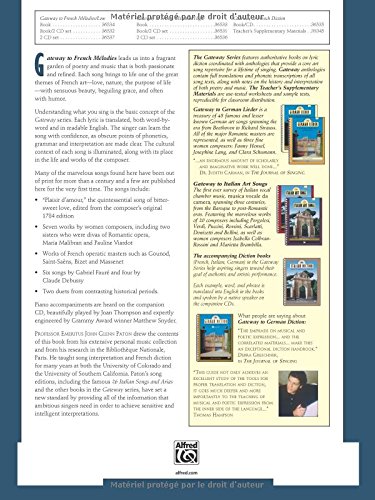 Gateway to French Melodies: An Anthology of French Song and Interpretation- Low Voice and Piano (Book & CD) (Gateway Series) (French Edition) - Image 2