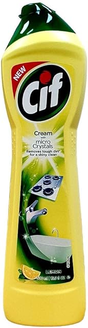 Cif Lemon Cream Cleaner 500ml Pack of 5-735012 x 5 - Packaging May Vary