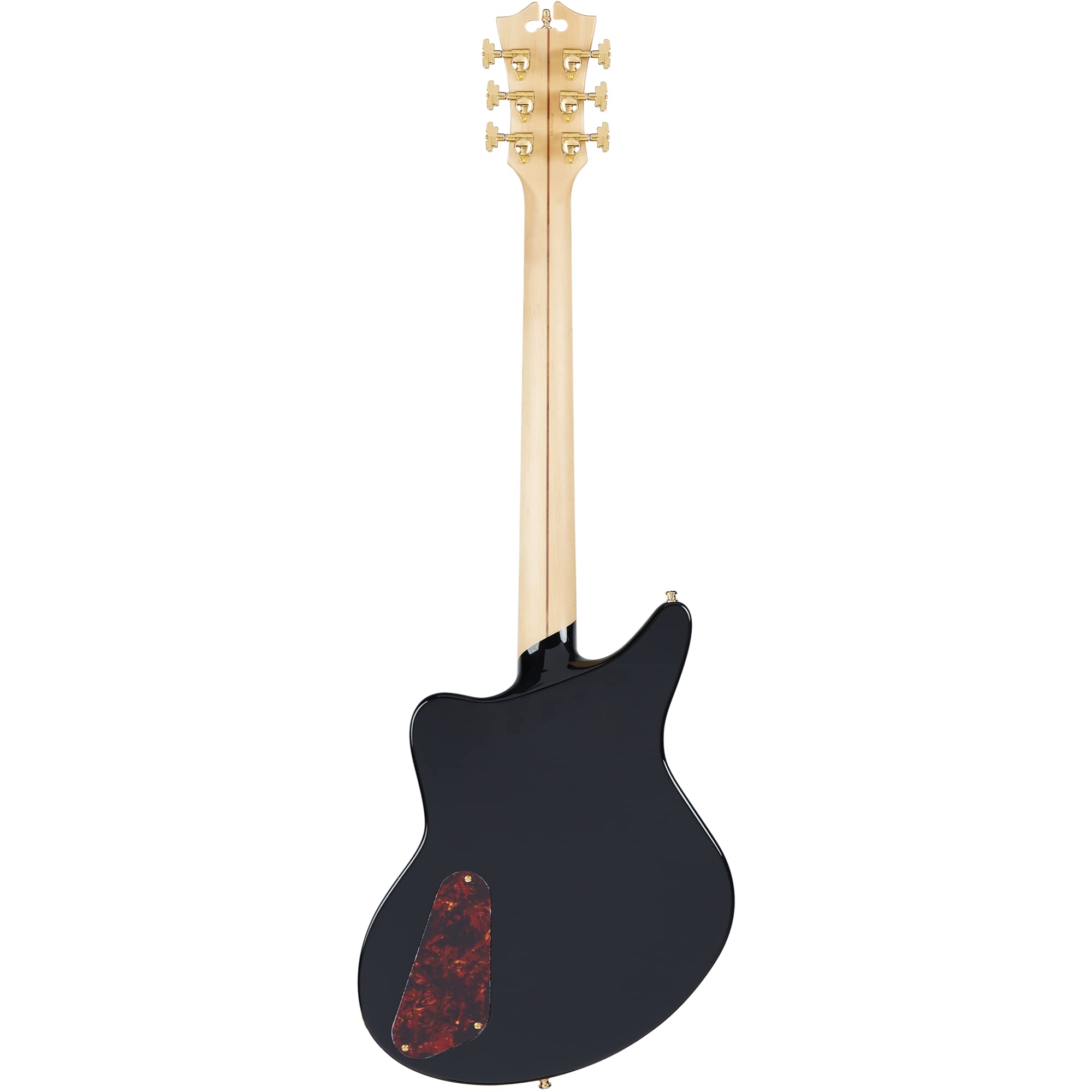 Amazon | D'Angelico Deluxe Bedford SH, Black | エレキギター