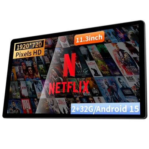 11.3 Car Play Screen with YouTube Net-flix TikTok Wireless Carplay Screen for Car Android Auto Screen with Rear Camera Car Tablet Pro Max 2026 IPS Touchscreen AirPlay Bluetooth Android 15 2+32GB