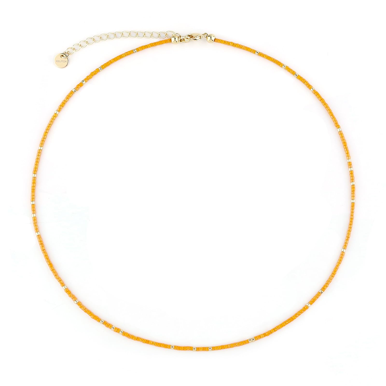 KELITCH Minimalistisch Damen Perlen Wrap Armband Natürliche