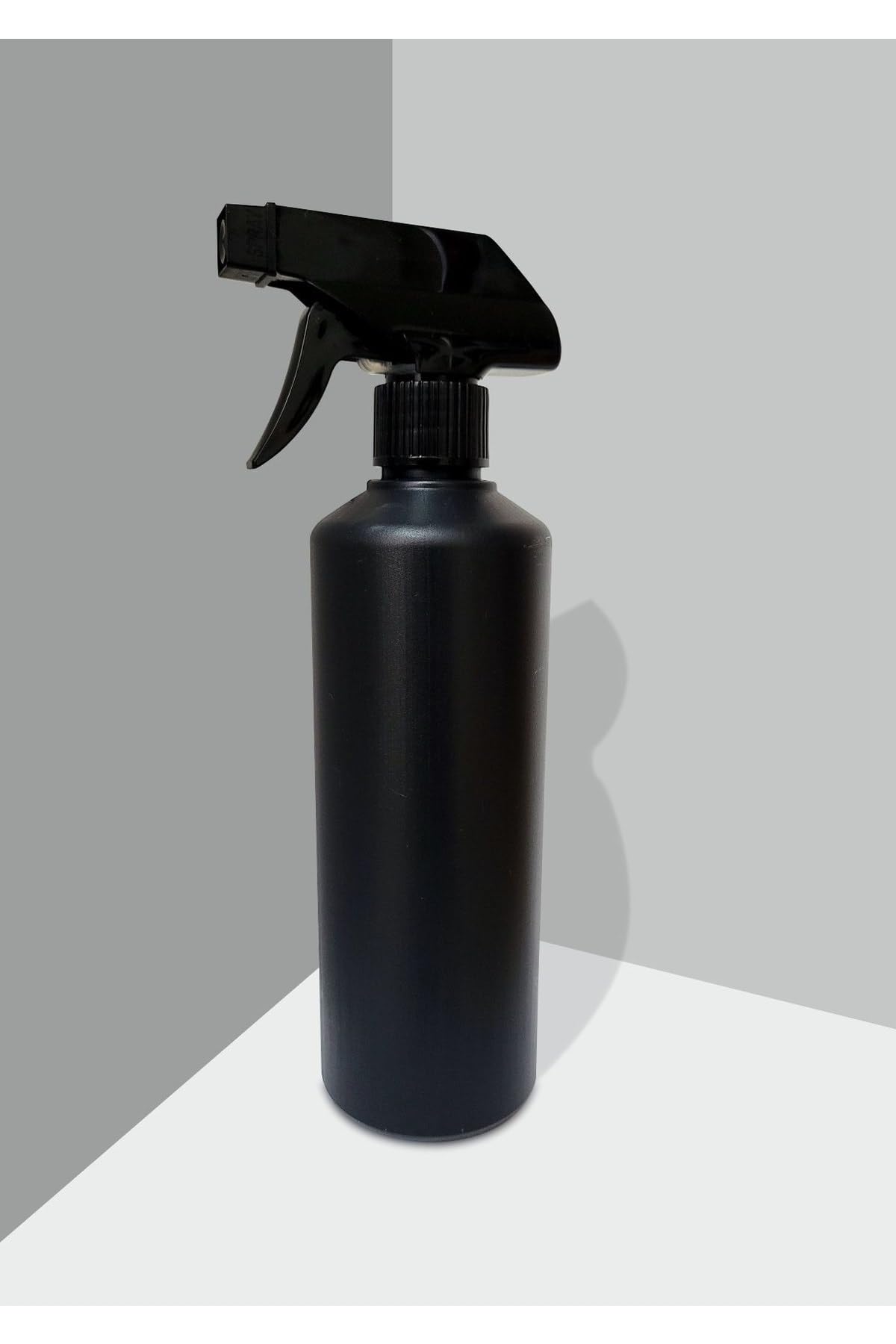 500 ml Boş Siyah Politilen Kimyasala Dayanıklı Sprey Şişe