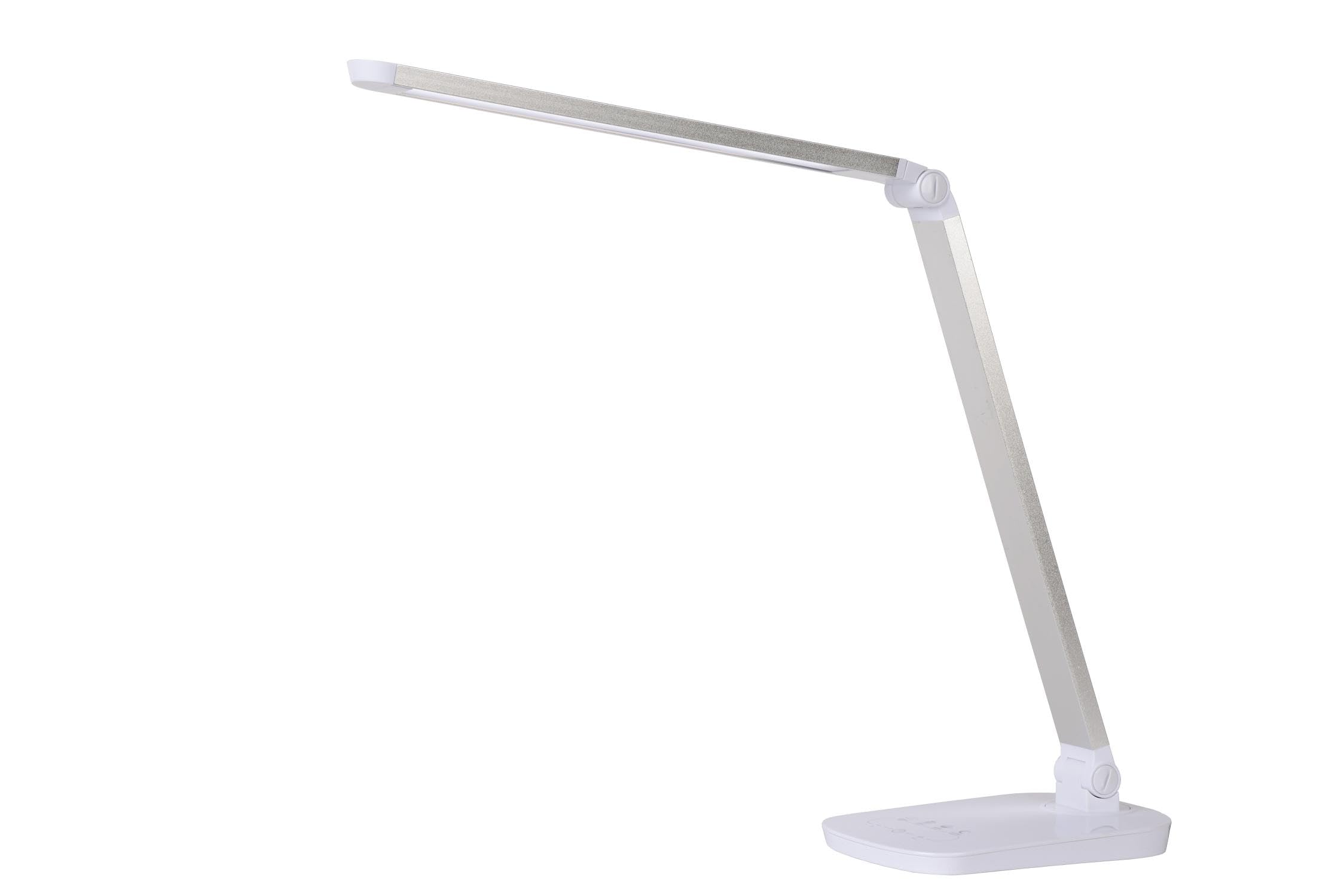 Lucide Vario LED – lampada da tavolo – LED dim. – 1 X 8 W 2700 K – Nero, Metallo, bianco, Integriert 8 wattsW 230 voltsV