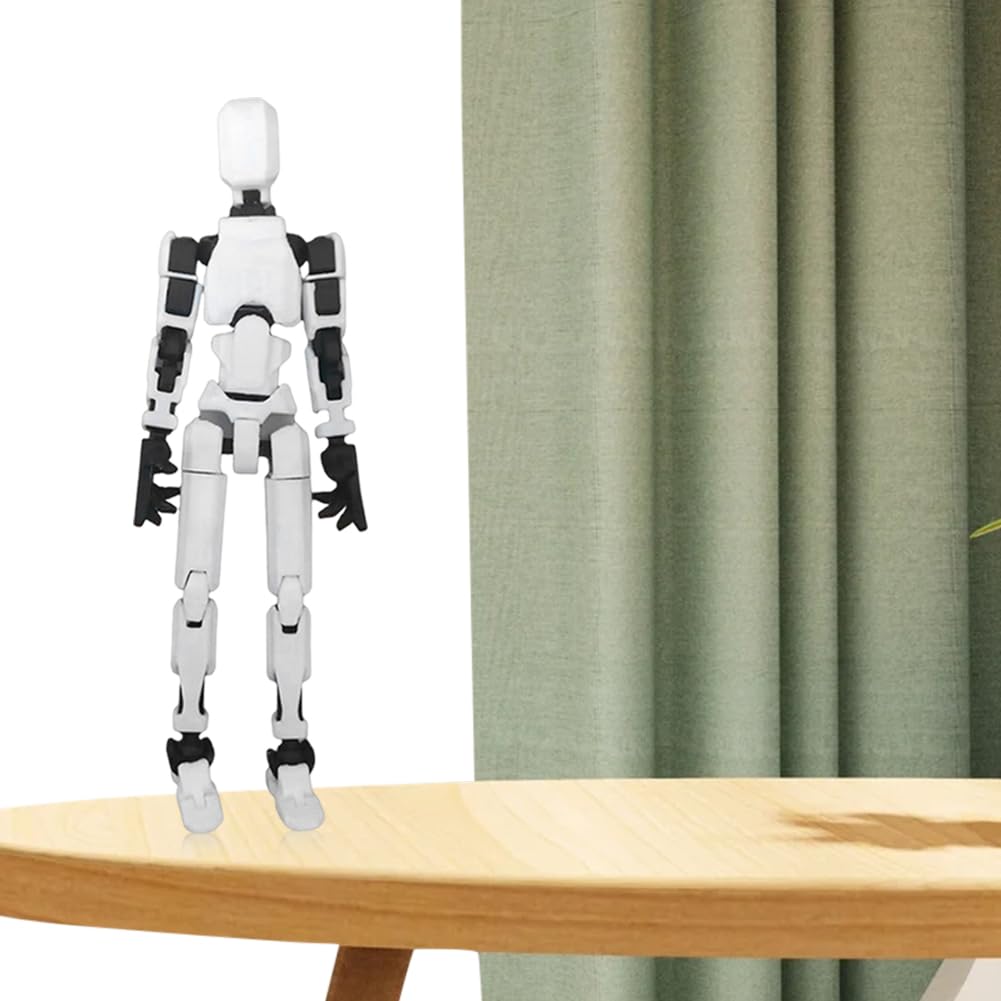 LYEAA Robot Articulé 3D – 13 Articulations – 13,7 Cm – PVC – Assemblage DIY – Pour Dessin, Déco Ou Collection