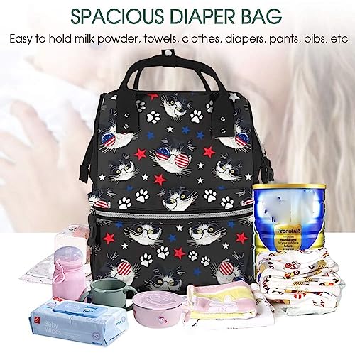 Sac à langer tendance de style décontracté, modèle multicolore en taille unique - 5