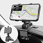 TOFURT Car Mobile Phone Holder 360 Degree Rotation Car Dashboard Cell Phone Mount Automobile Cradle Suitable for 4 to 7 Inch Smartphones