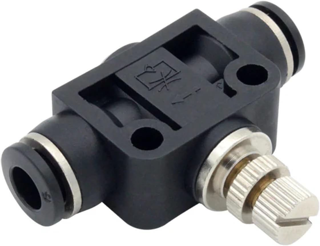 10pcs/lot PSA Series Straight Speed Controller PSA4 PSA6 PSA8 PSA10 PSA12 Tube Connector Fitting(PSA-6)