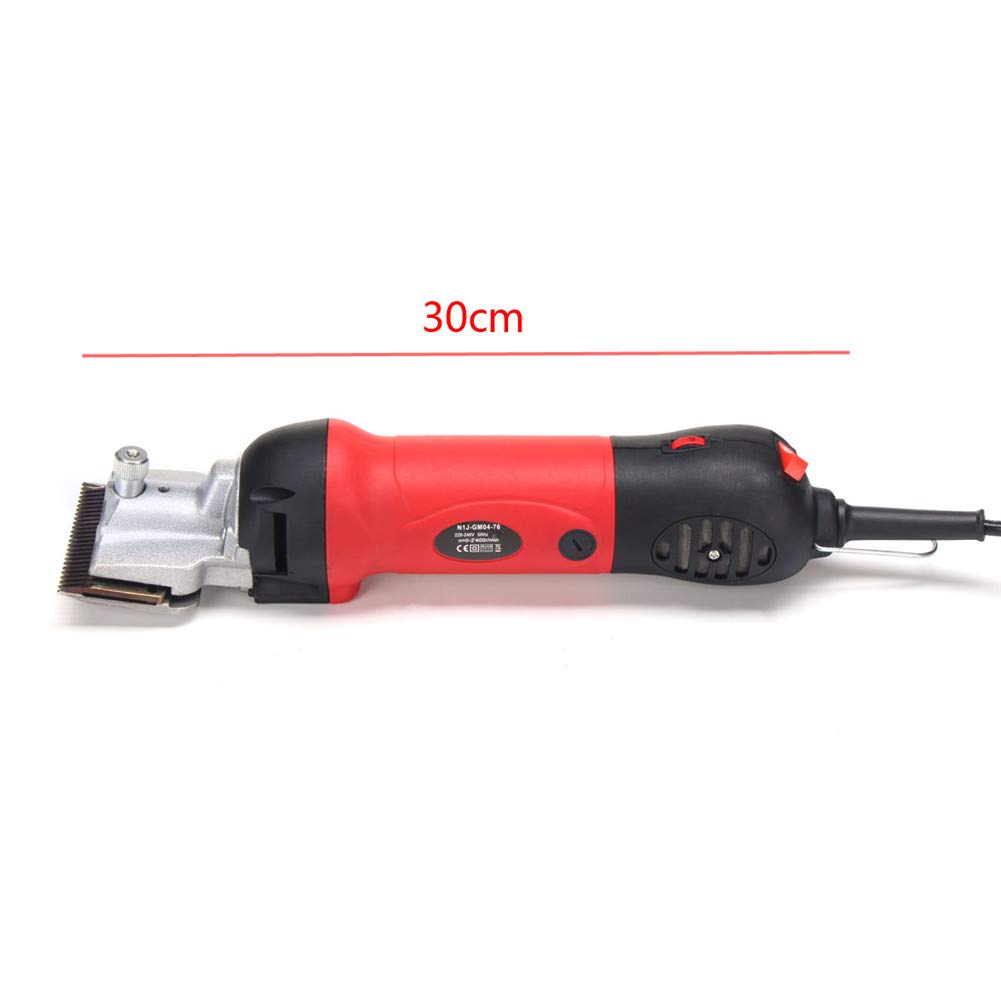 Profesional Maquina de Esquilar para Caballo, Esquiladora Caballos 450W & 6 Velocidades Ajustables Eléctrica Maquinilla Cortapelos para Animales de Granja Grandes, Cuidado del Caballo