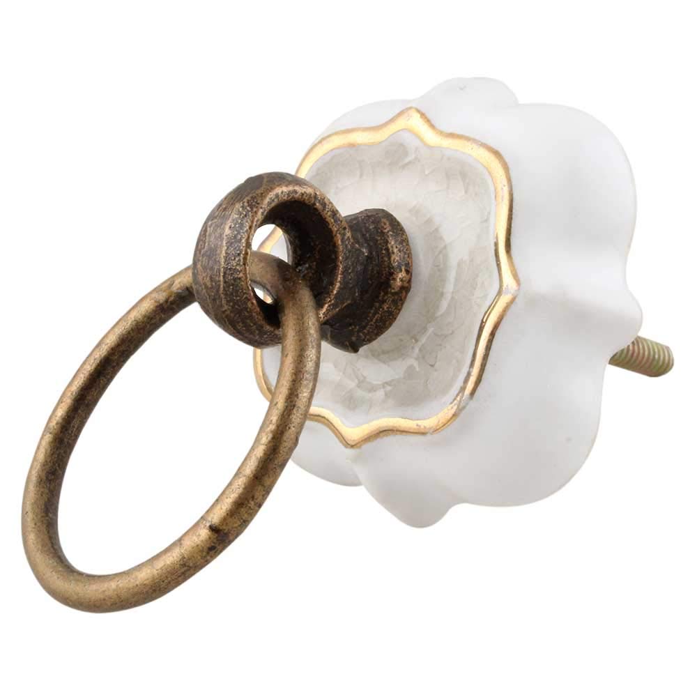 IndianShelf 2 Pieces Cream Solid Ceramic Drawer Knobs for Kitchen Cabinet Hardware Door Pulls Decorative Dresser Premium Vintage Style (B07TFHJJ7C) Amazon Price History, Amazon Price Tracker