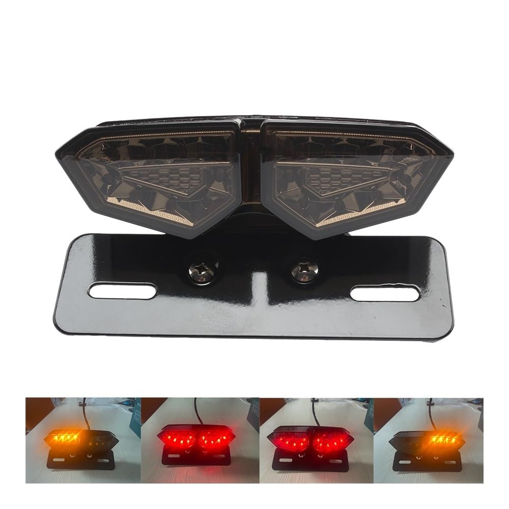 Indicatori direzione per Moto per Moto Fanale Posteriore Segnale di Stop Luci Posteriori Gira Universale 12V Parti Modificate per Bici Tuning Accessori Moto Cafe Racer