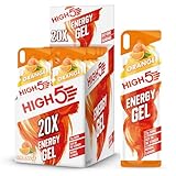 Amazon HIGH5 Running Gels Energy - Running Essentials for Quick Release Energy - Natural Fruit Juice & Caffeine-Free - Ideal as Running Equipment, Cycling Supplements, Marathon Training (Orange, 20 x 40g) #ad