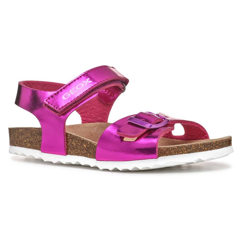 Geox J Adriel Girl C, Girls’ Sandal, Fuchsia,11.5 UK Child