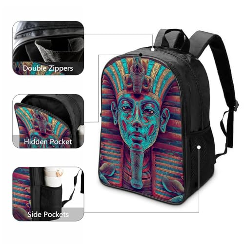 Mochilas escolares para niños Pharaoh con diseño 3D mochila infantil para colegio y deporte 40cm 3