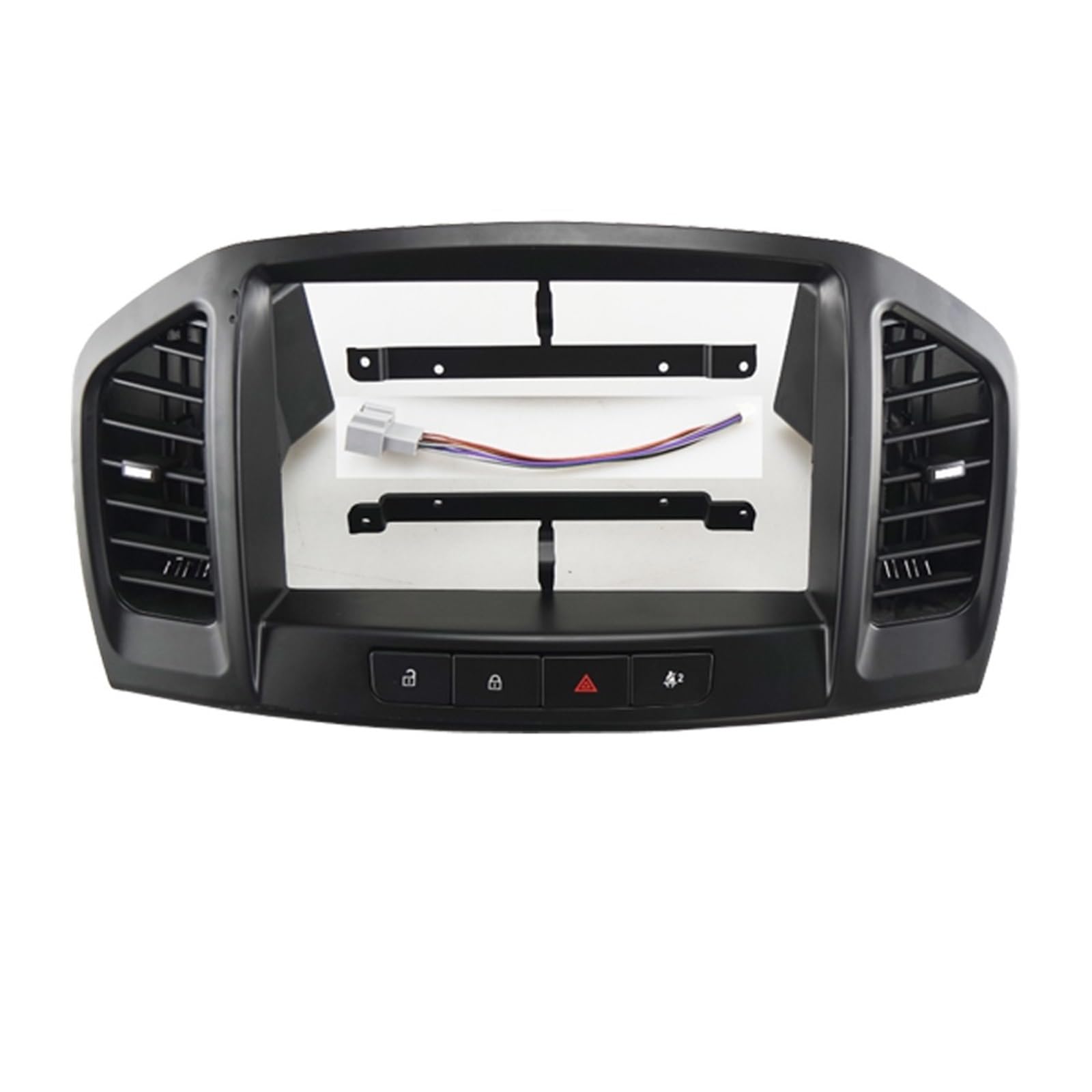 Mascherina autoradio Adatto per Buick REGAL adatto per Opel Insignia 2Din Radio Fascia Dash Kit GPS Frame Stereo Lettore DVD Pannello di installazione Auto Plancia Telaio(Only Frame A)