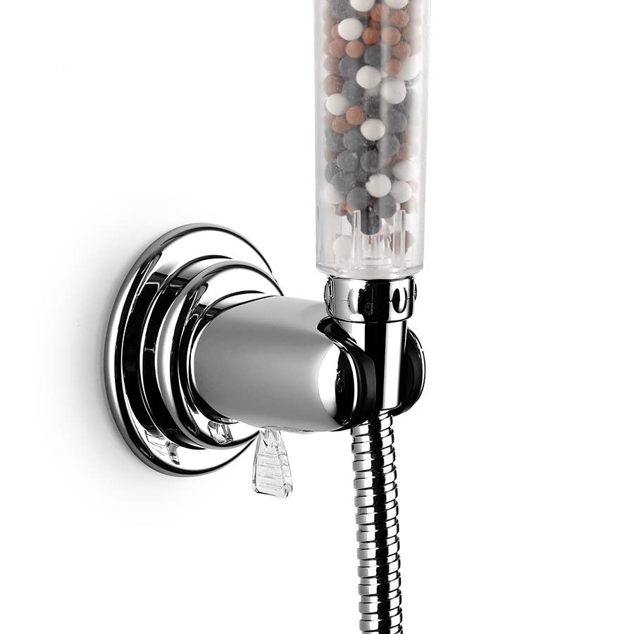 Original StoneStream Suction Showerhead Holder, Adjustable, Relocatable, and Removable Handheld Showerhead Holder, Chrome - Image 2