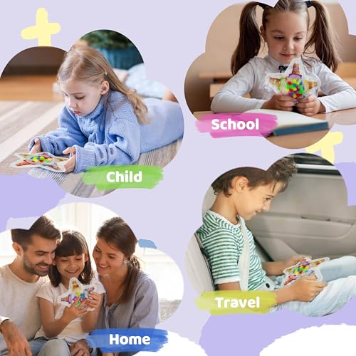 Color Sorting Sensory Toys for Toddlers, Color Matching Fidget Toys for Calming, Preschool Learning Montessori Toy Travel Fine Motor Skills Game for Kids Boys Girls Ages 3-5 - Image 6