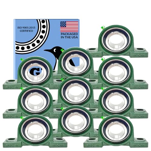 PGN UCP211-32 (10 Pack) Pillow Block Bearing - 2" Bore Self-Aligning