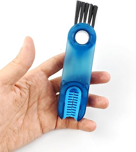 Miniatura 5 de RONYOUNG Cepillo limpiador multiusos 3 en 1, cepillo limpiador de huecos de botellas, cepillo de limpieza de cubierta de tazas, herramientas de