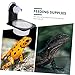 BESPORTBLE 1set Wall-Mounted Reptile Water Bowl Suction Cup Feeding Dish for Lizards Geckos and Frogs Space-Saving Design Easy to Clean Capacity
